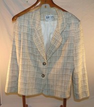 DA-RUE of California Jacket size 16 polyester cotton wool - £16.97 GBP