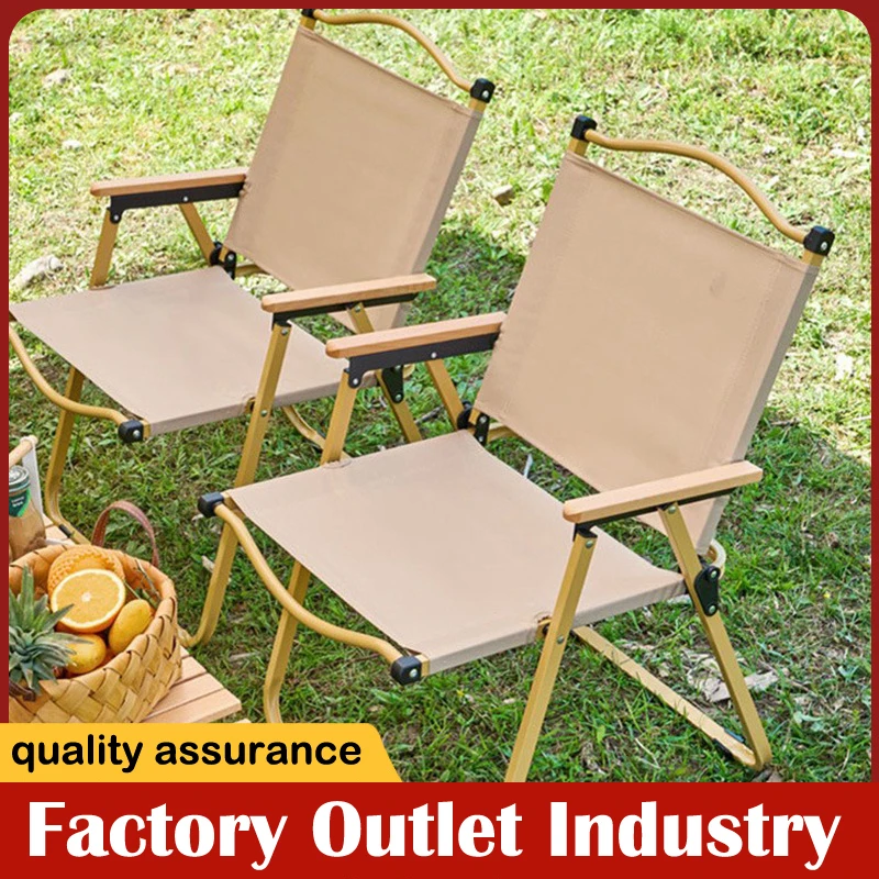 New External Folding Chair Kmite Chair Portable Camping Backrest Outdoor Folding - £36.60 GBP