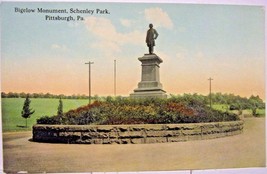 Bigelow Monument, Schenley Park, Pittsburgh, Pa. Postcard - $4.95