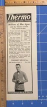 Vintage Print Ad Thermo Knitted Coats Vests from Sheep&#39;s Backs to Yours ... - $7.83