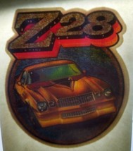 Z-28 Chevy Camaro Screamin Gleamin Glitter Iron-On Transfer Decal Donruss 1970s - £7.74 GBP