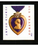2012 45c Purple Heart, Special Issue, Imperforate Scott 4704a Mint F/VF NH - $73.02 MXN