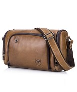 BULL CAPTAIN Genuine Cowhide Leather Sports bag, Work bag, Excursion bag... - $96.00