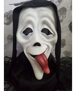 Scream Ghostface Scary Movie Whassup! Tongue Stoned Mask New Wassup! Fun... - £25.69 GBP