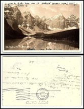 1920s CANADA RPPC Postcard - Alberta, Moraine Lake M10 - £2.32 GBP