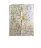 Vintage Local Aeronautical Chart Map of Boston 1966 29&quot; X 22&quot; - £22.40 GBP