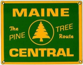 Maine Central Railroad Porcelain Sign - £35.97 GBP