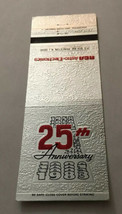 Vintage MatchbooK Cover Matchcover Astro Electronics 25th Anniversary NJ... - £3.35 GBP