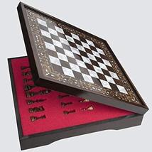 LaModaHome Star Mega Size VIP Wooden Unscratchable Chess Set with Wooden Chess B - £63.25 GBP