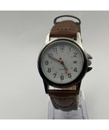 Silver Tone Minimalist Watch - New Battery - 8 Inch Wrist Working - $281.26 MXN