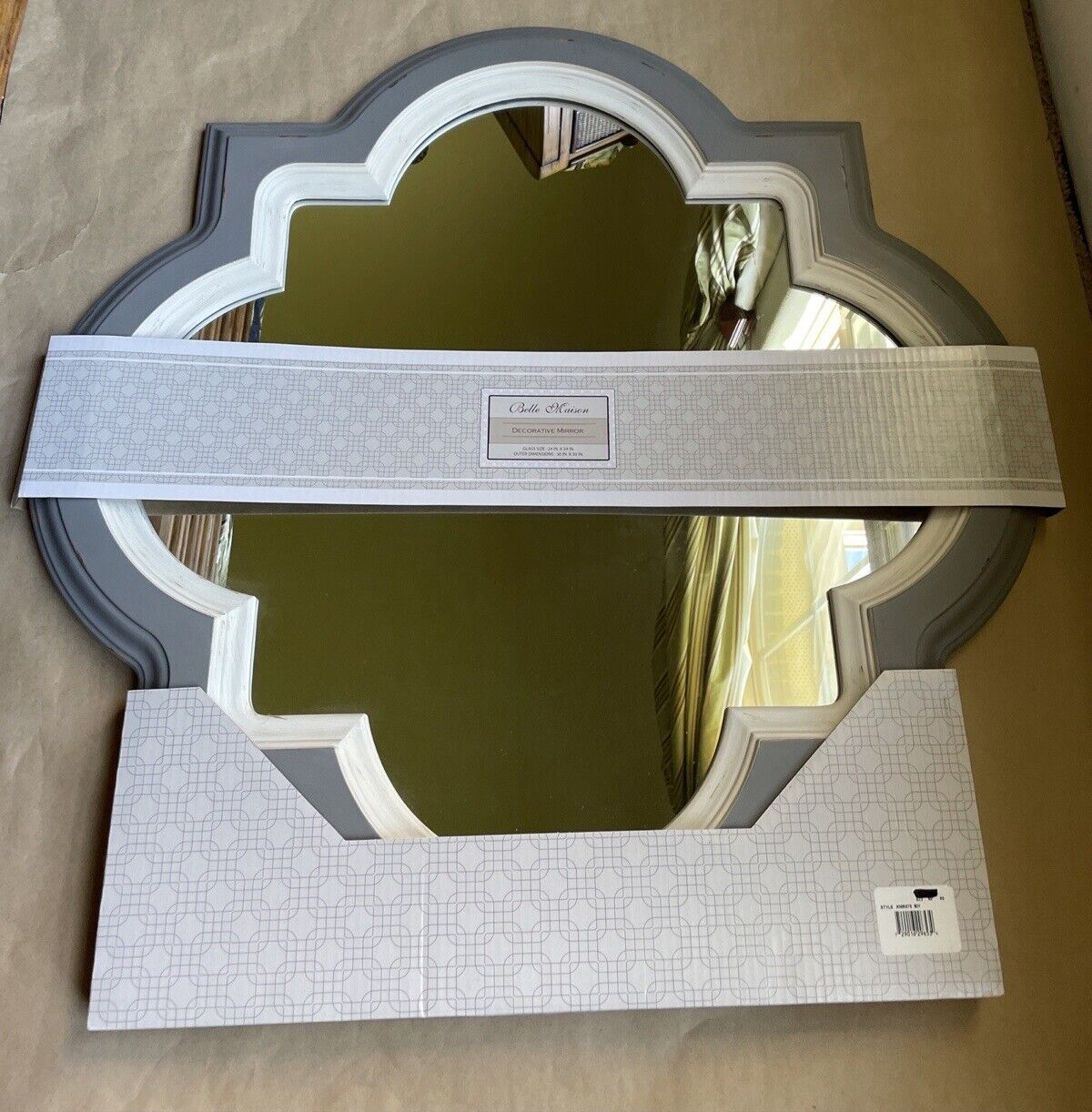 BELLE MAISON 30" x 30” Decorative Octagon MIRROR New - $299.99
