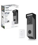 Feit Electric Doorbell Camera, 2.4 GHz WiFi, No Hub, Two-Way Audio, Moti... - $107.35 CAD