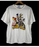 Looney Tunes T Shirt Large White Graphic Early 2000s Delta Y2K Mens / Wo... - $27.87