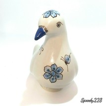 Mexican  Pottery Bird TM Art Mexico Ceramic Light Grey Blue - £23.27 GBP