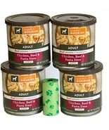 SIMPLY NOURISH Adult Dog 4-10 Ounce Cans. Chicken, Beef &amp; Pasta Stew Shr... - $26.95