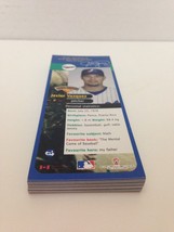 48 Montreal Expos bookmarks. 8 sets of 6 still on original glued brick 2002 - £3.14 GBP