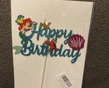 The Little Mermaid birthday party Cake Toppers, Ariel Under The Sea Them... - £8.56 GBP