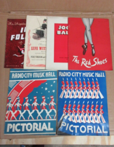 Vintage 6 Pieces 1940s Theatre Film Ballet Programs Radio City Music Hall - £58.76 GBP