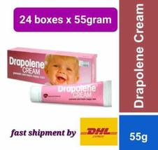 24x55g Drapolene cream prevents and treats nappy rash for baby relief minor burn - £166.51 GBP
