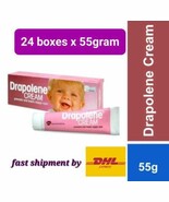 24x55g Drapolene cream prevents and treats nappy rash for baby relief mi... - $288.36 CAD