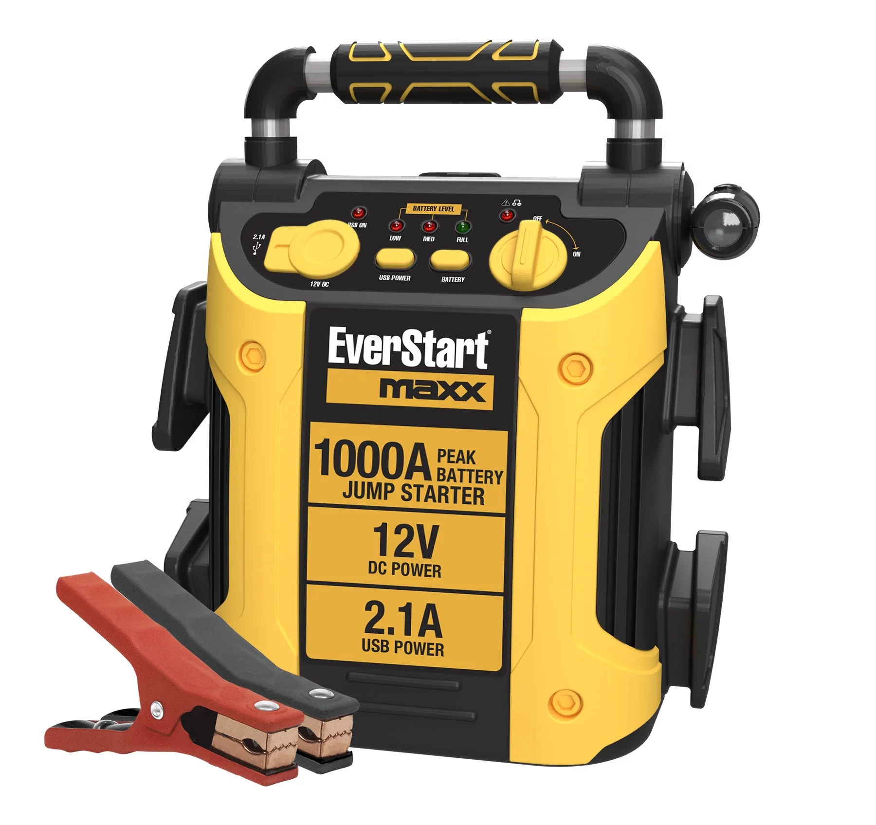 EverStart J509E 1000 Peak Amp Jump Starter, Pivoting LED Light, DC and USB Port - $159.00