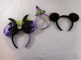 Disney Parks Maleficent Horns Spell Bound Headband Minnie Ears, RARE 2018 !! + + - £47.36 GBP