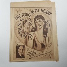 The Song in My Heart 1929 Sheet Music from Chicago Tribune Newspaper - £5.49 GBP