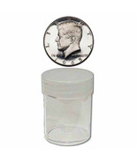 Round Half Dollar Coin Tubes 30.6mm by BCW 5 pack - $10.85 CAD