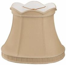 Royal Designs Scalloped Top with Bottom Gallery Oval Bell Designer Lamp Shade, A - £67.96 GBP+