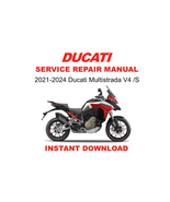 2021 - 2024 Ducati Multistrada V4 / S Service Repair Workshop Manual - $313.67 MXN