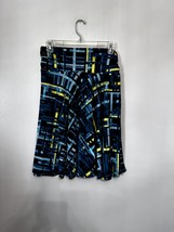 George Multi Colored Knee Length Skirt Pull On Elastic Waist M 8/10 - £11.06 GBP