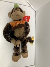 Aurora Plush Cheeky Charlie Rock Star Monkey Stuffed Animal New With Tags - £7.04 GBP