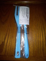 Weight Watchers WW Large Blue Silicone Salad Fork and Spoon Set  11&quot; New - £10.35 GBP