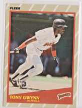 Tony Gwynn San Diego Padres Outfield 1989 Fleer SUPERSTARS Card # 21 Near Mint - $1.92