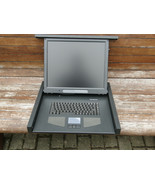 Knurr 17&quot; TFT LCD Monitor Drawer Terminal Keyboard Rack Mount - $468.14 CAD