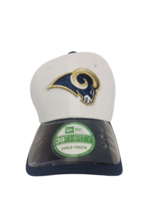 New Era Youth Los Angeles Rams 39Thirty Stretch Fit Cap, White/Black, On... - $14.84