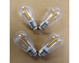 4x Sunforce Solar String Lights LED Replacement Bulbs E26 3V 0.3W 2022 M... - £9.71 GBP