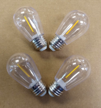 4x Sunforce Solar String Lights LED Replacement Bulbs E26 3V 0.3W 2022 Model Gen - £9.68 GBP