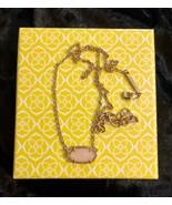 Kendra Scott Elisa Pendant Necklace for Women Rose Quartz 14k Gold-Plated - $68.31 CAD