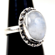 925 Sterling Fine Silver Rainbow Moonstone Gemstone Ring Women Gift RSP-1056 - £29.18 GBP