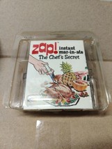 Vintage 1980 Deadstock Zap! Instant Mar-in-ate The Chef’s Secret NOS - £14.23 GBP