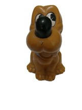 Vintage Walt Disney Productions Pluto Dog Ceramic Bank Made In Japan - $10.10