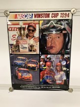 Vintage 1994 Nascar Winston Cup Poster Dale Earnhardt &amp; More SHIPPED IN TUBE - £10.92 GBP