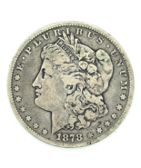 1878-CC Silber Morgan Dollar IN Sehr Gut + VG+ Zustand, Natürlich Farbe - $234.97