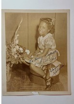 Autographed Photo African-American child Star Elayne (Ellaine) Richards - £39.66 GBP