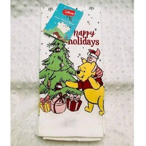 Disney Winnie the Pooh Happy Holidays (2) Pack Kitchen Towels-NEW - $13.86