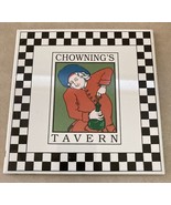 Vintage Chownings Tavern Colonial Williamsburg Virginia Felt Back Trivet... - £23.69 GBP