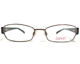 Esprit Eyeglasses Frames ET9336 COLOR-535 Black Brown Rectangular 50-17-135 - £25.43 GBP