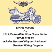 2013 Harley Electra Glide Ultra Classic Shrine Touring Models Service Ma... - $25.95