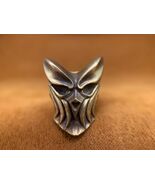 Brass "Mask Guy" Knife Bead, EDC Lanyard Charm - $11.99